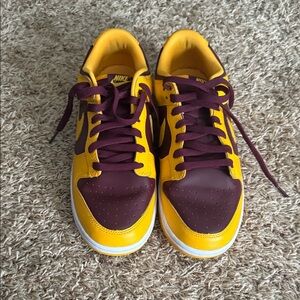 Nike Yellow and Purple Inner Label